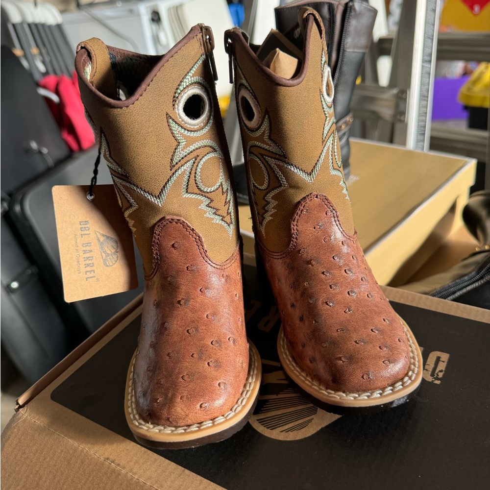 Boulet Boots Brown and Tan